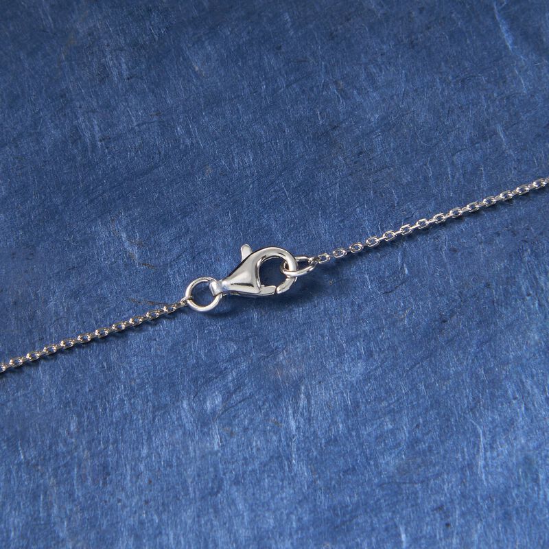 Sterling Silver Byzantine Circle Pendant Necklace. 18&quot; image number 2