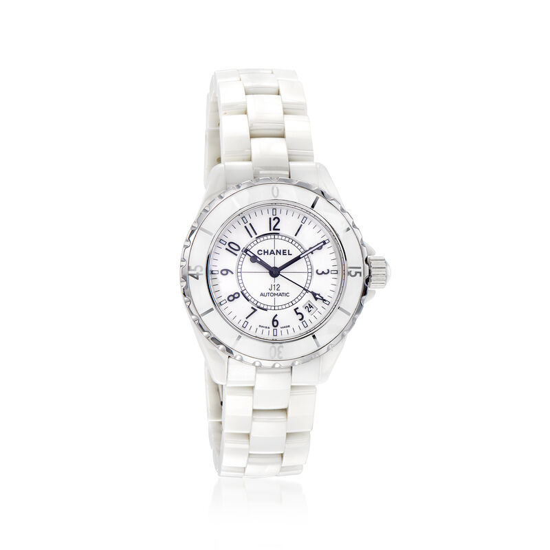 Pre-Owned Chanel J12 Women's 38mm Automatic White Ceramic Watch image number 0