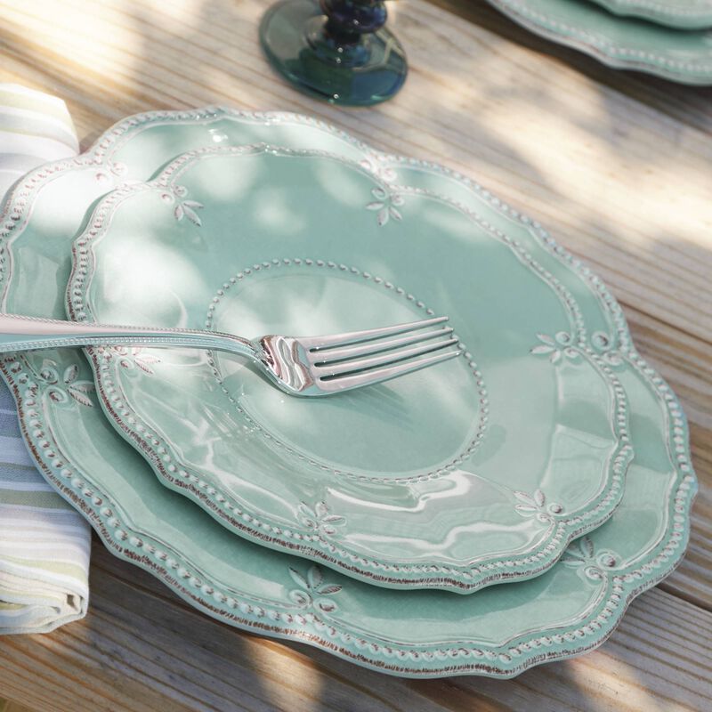 Lenox "French Perle" Aqua Melamine Dinnerware  image number 0