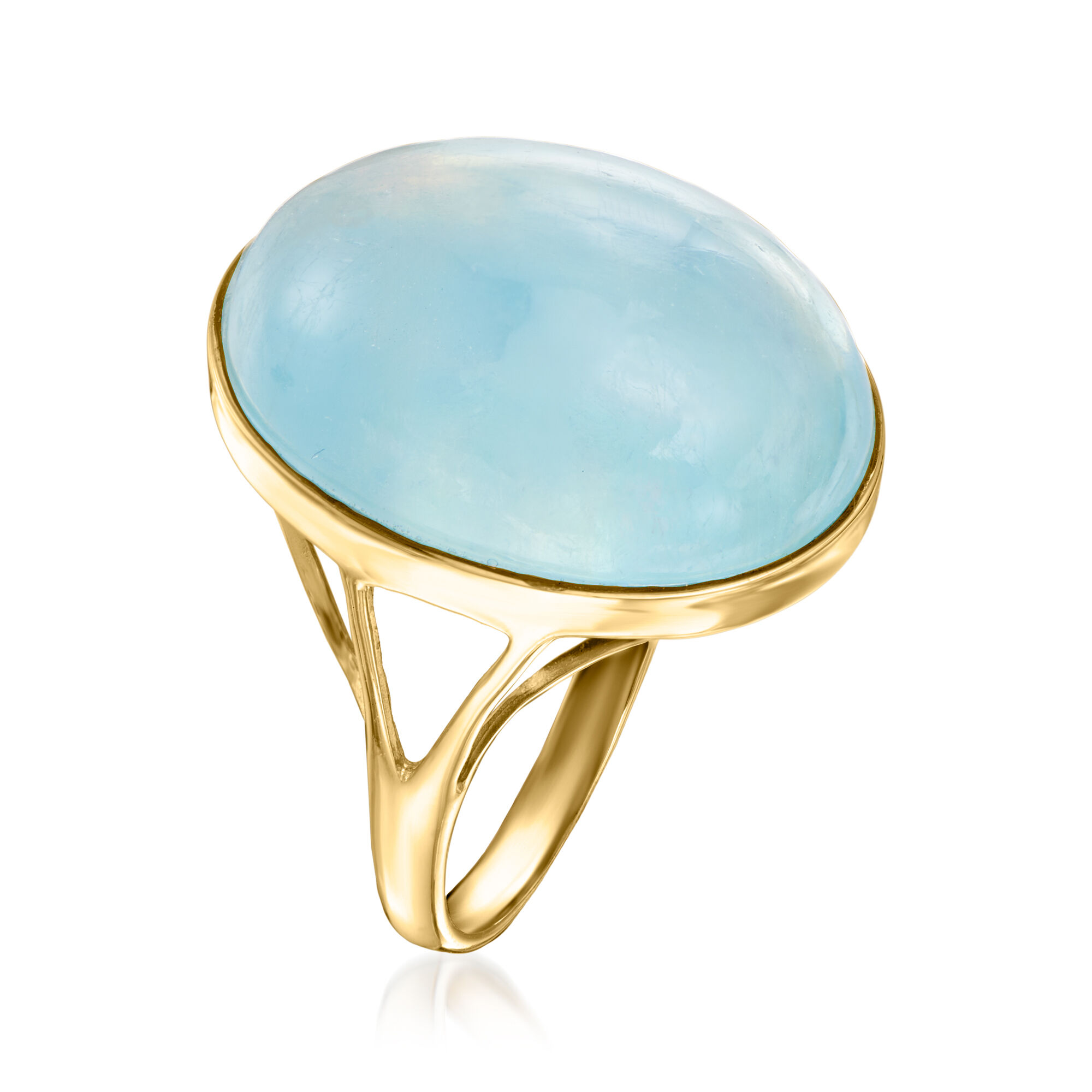 25.00 Carat Aquamarine Ring in 14kt Yellow Gold 25.00 Carat Aquamarine Ring in 14kt Yellow Gold