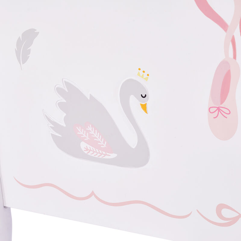Child's Swan Lake Wooden Toy Chest image number 5