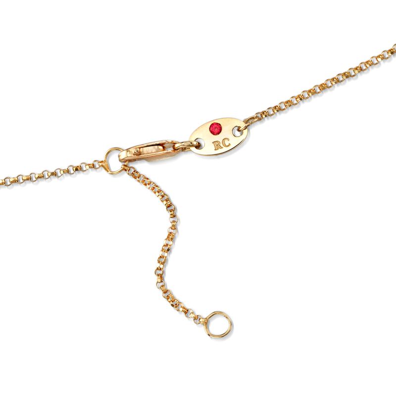 Roberto Coin .25 ct. t.w. Diamond Butterfly Necklace in 18kt Yellow Gold image number 2