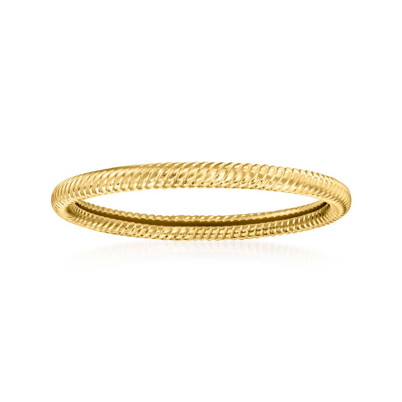 14kt Yellow Gold Roped Ring image number 0