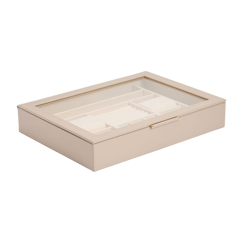 Wolf &quot;Sophia&quot; Mink Leather Jewelry Box with Window image number 5