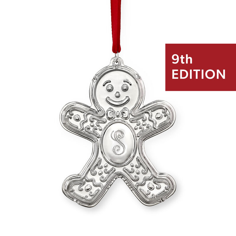 Wallace 2021 Personalized Gingerbread Man Ornament image number 0