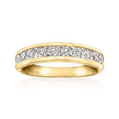 C. 1990 Vintage 1.00 ct. t.w. Diamond Ring in 14kt Yellow Gold