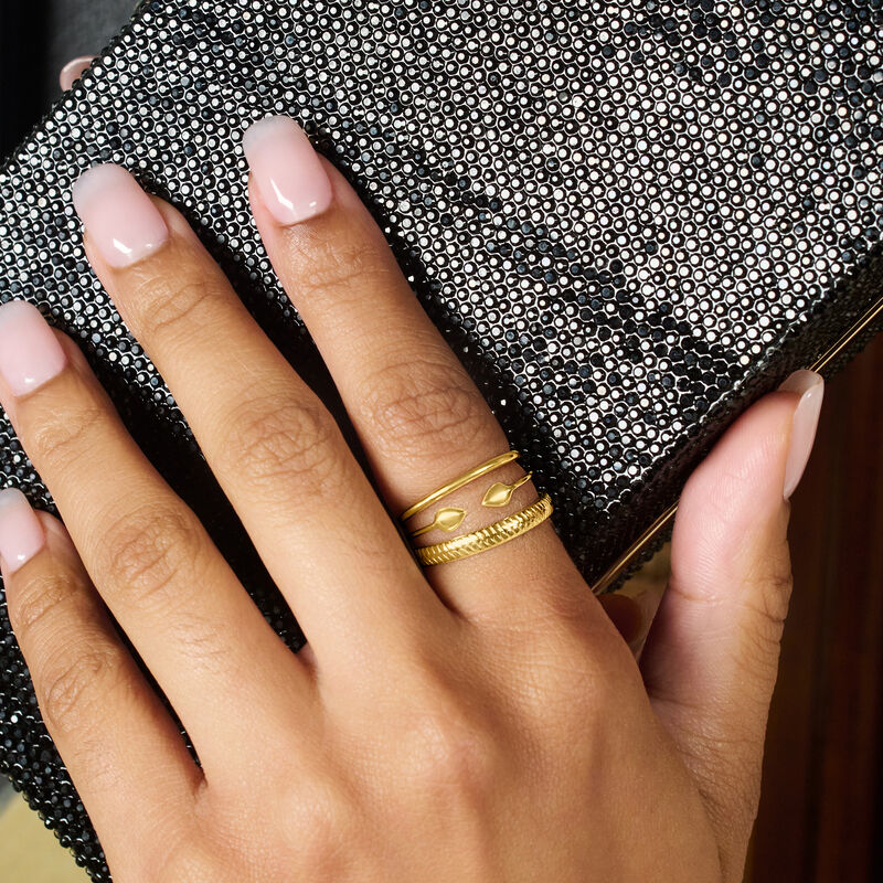 Italian 14kt Yellow Gold Ring image number 9