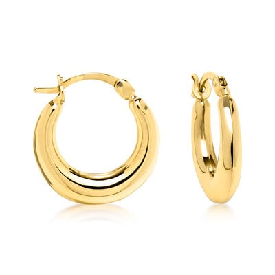 14kt Yellow Gold Hoop Earrings