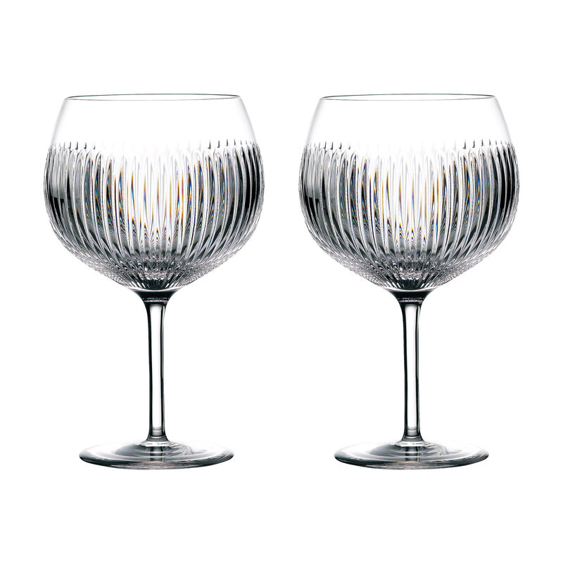 Waterford Crystal "Gin Journeys"  Set of Two Aras Balloon Glasses image number 0