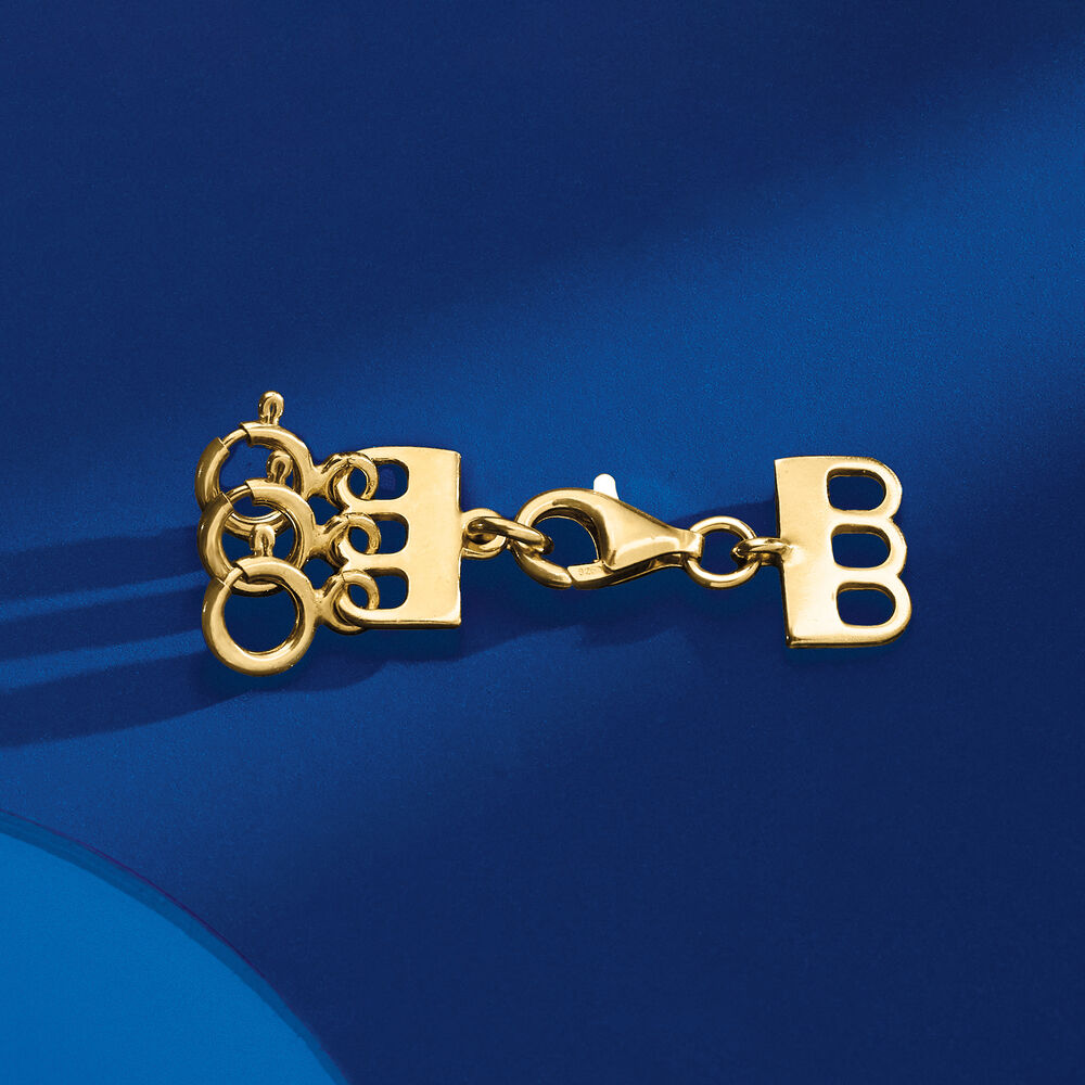 Italian 18kt Gold Over Sterling Layering Clasp