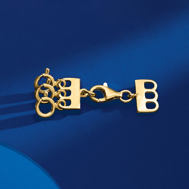 Italian 18kt Gold Over Sterling Layering Clasp image number 3