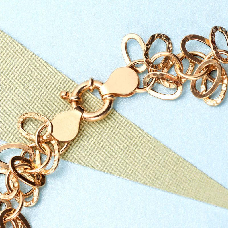 Italian 14kt Yellow Gold Multi-Link Bracelet image number 3