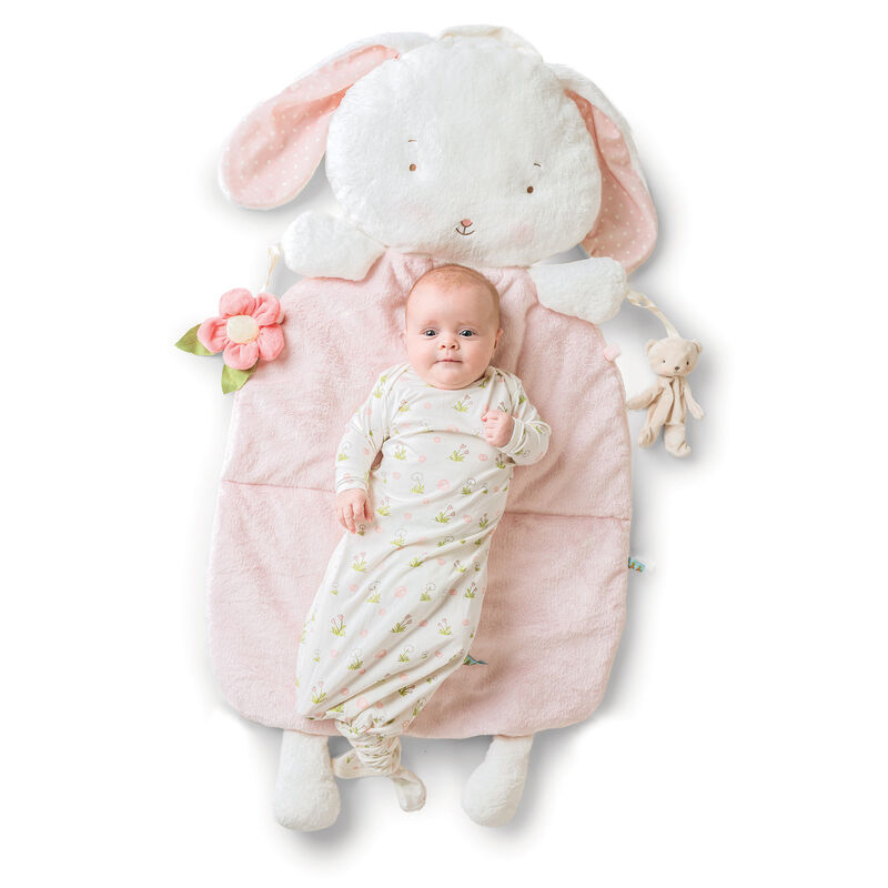 Bunnies by the Bay &quot;Blossom Bunny&quot; Baby 3-In-1 Pillow Play Mat image number 2