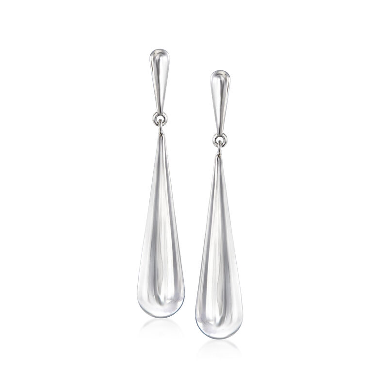 Sterling Silver Teardrop Earrings image number 0
