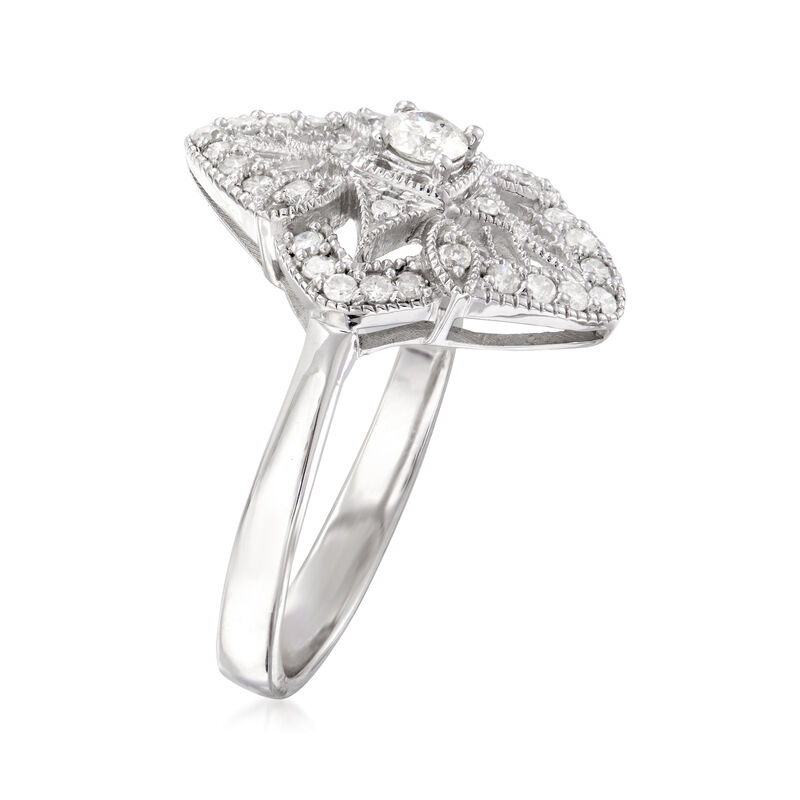 .49 ct. t.w. Diamond Ring in Sterling Silver image number 2