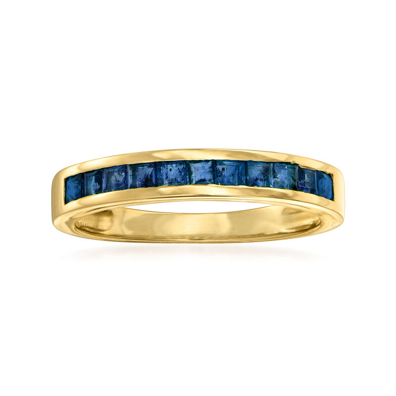 .70 ct. t.w. Sapphire Ring in 14kt Yellow Gold image number 0