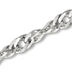 Italian .8mm 14kt White Gold Adjustable Singapore-Chain Necklace