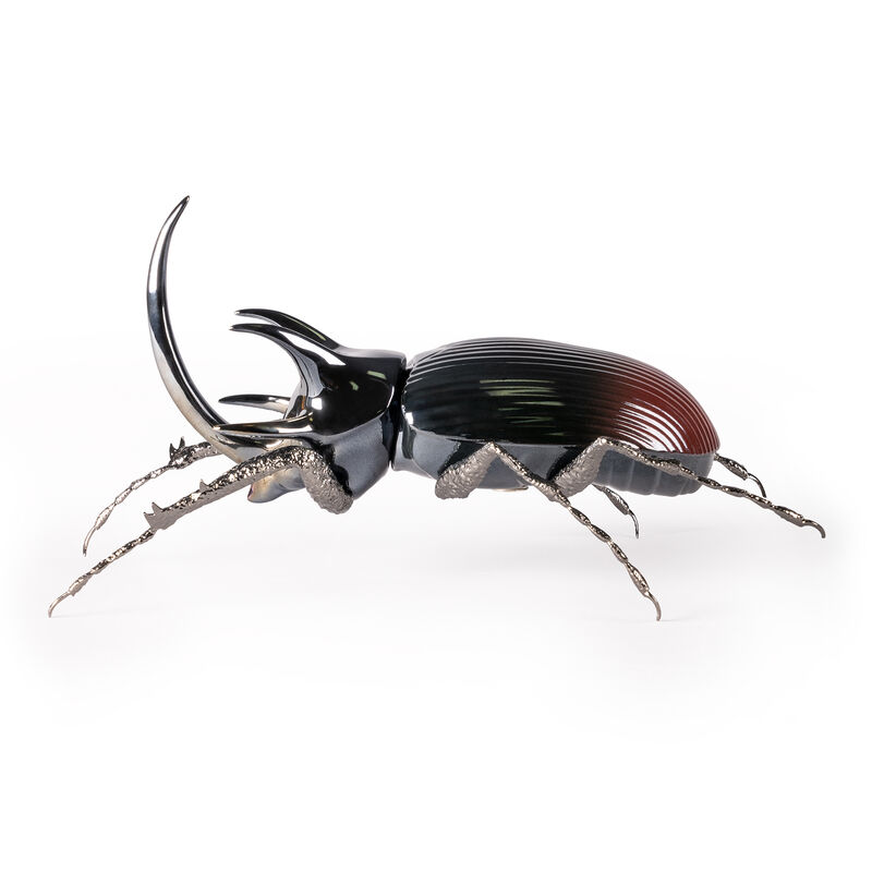 Lladro &quot;Rhinoceros Beetle&quot; Porcelain Figurine image number 2