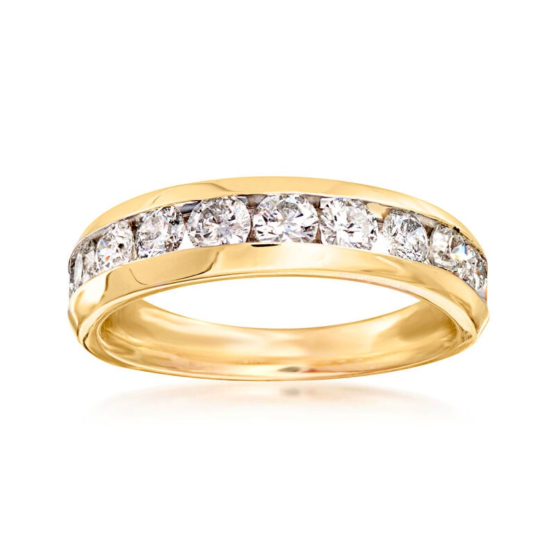 1.00 ct. t.w. Diamond Wedding Band in 14kt Yellow Gold image number 0