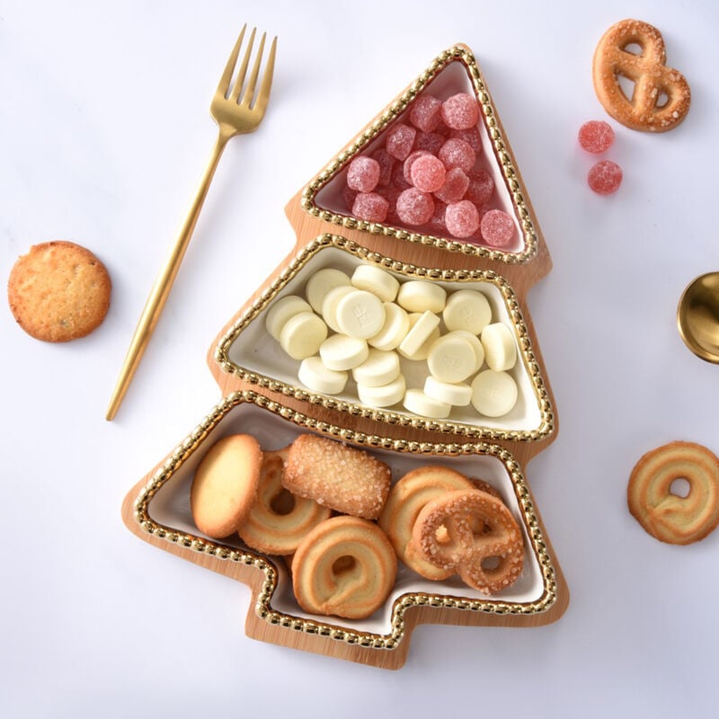 Pampa Bay "Golden Salerno" Christmas Tree Server image number 4