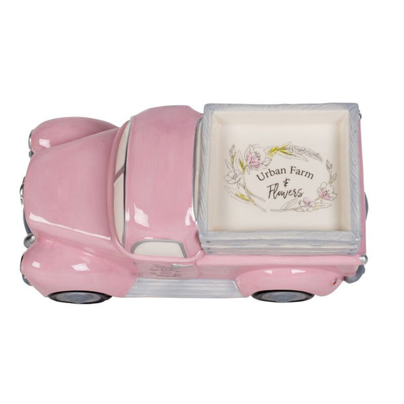 Fitz and Floyd &quot;Branch and Blossom&quot; Pink Truck Cookie Jar image number 3