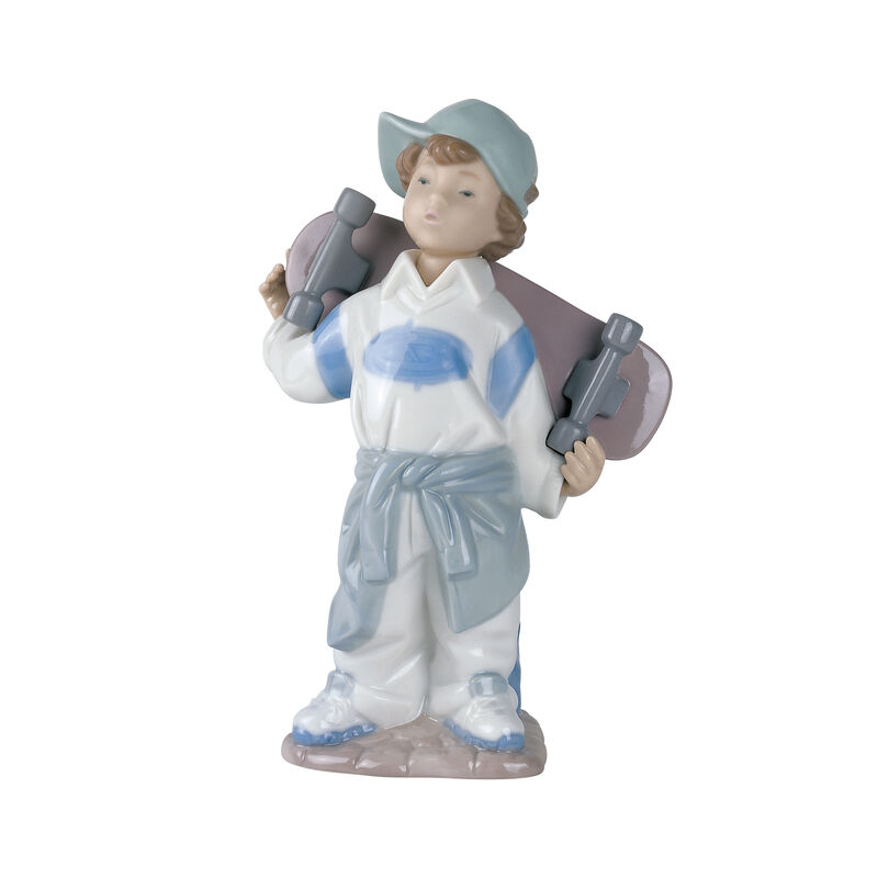 Nao &quot;Little Skateboarder&quot; Porcelain Figurine image number 0