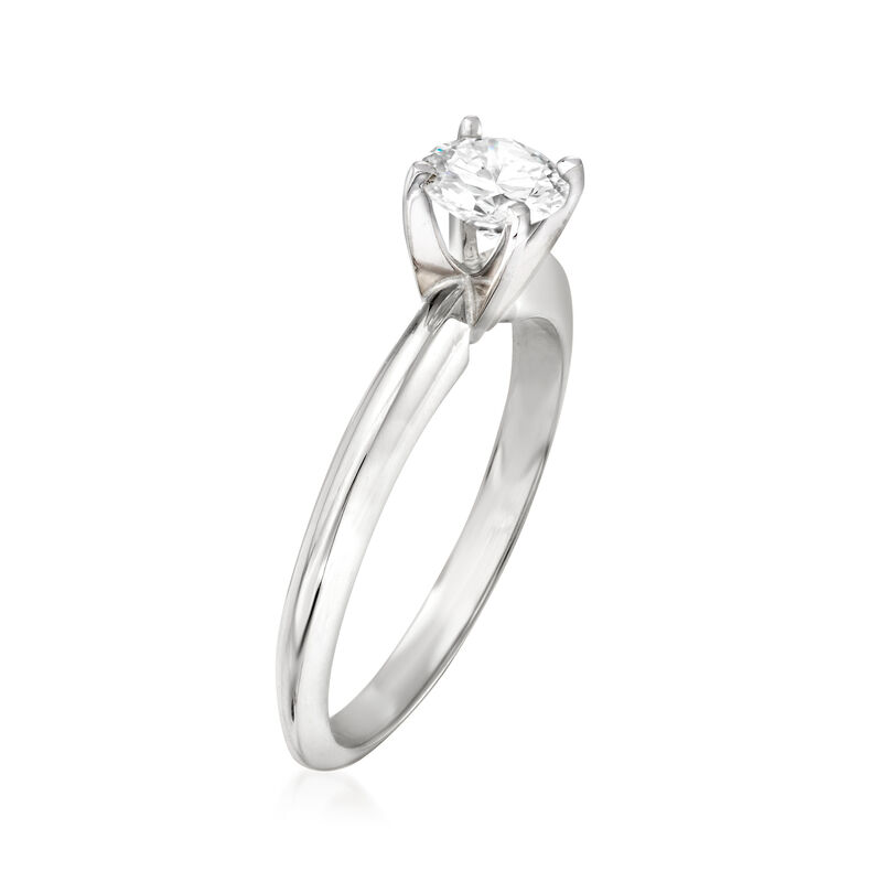 .52 Carat Diamond Solitaire Ring in 14kt White Gold. Size 6 image number 2