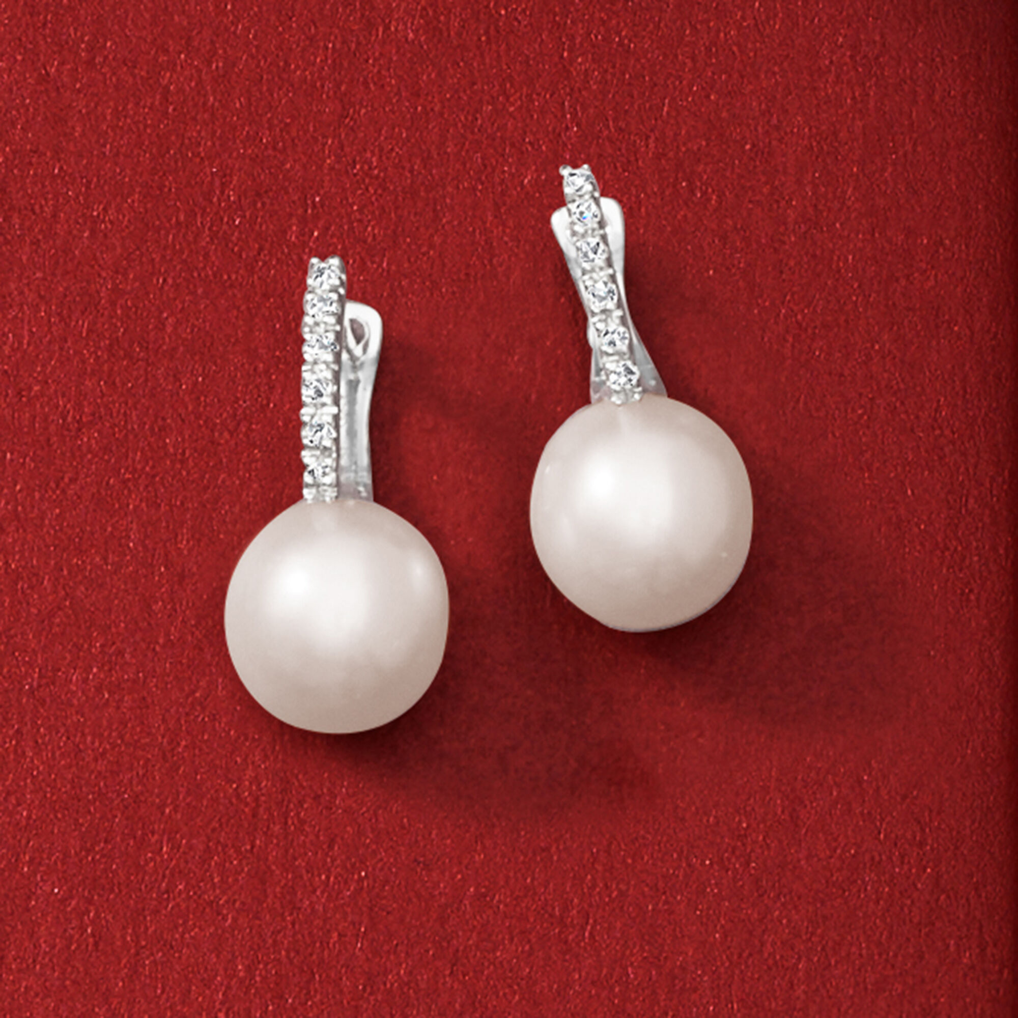Classic Collection White Akoya 8.0-8.5 mm Pearl Dangle