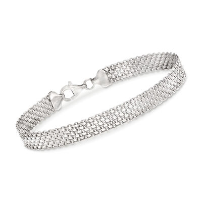 Sterling Silver Bismark-Link Bracelet