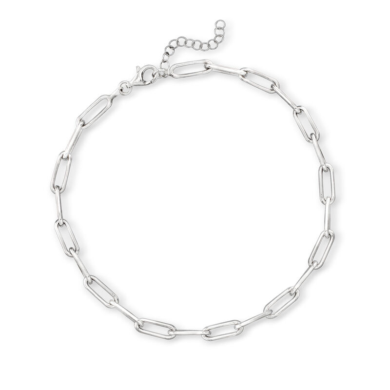 Sterling Silver Jewelry Set: Three Anklets. 9&quot; image number 4