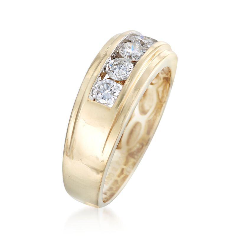 Men's 1.00 ct. t.w. Diamond Wedding Ring in 14kt Yellow Gold image number 1