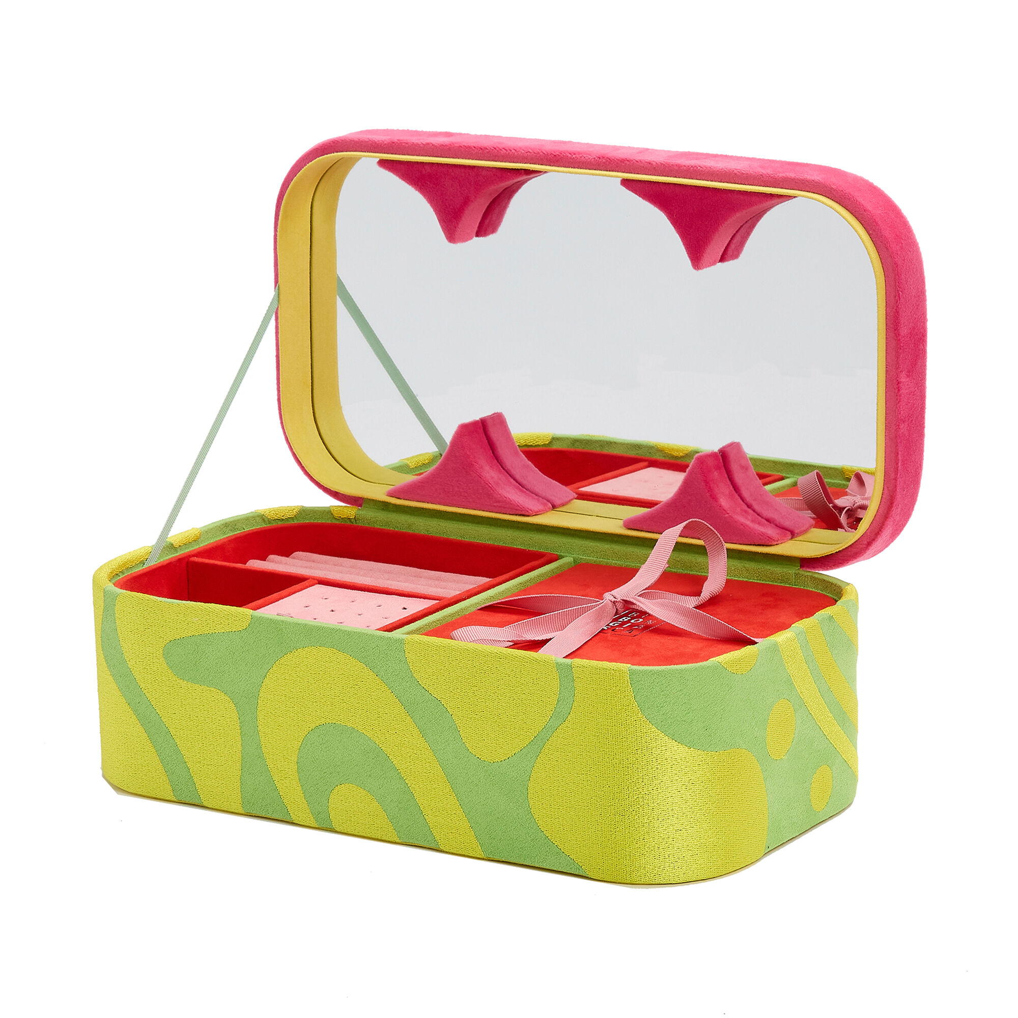 Bea Bongiasca for WOLF Pink, Yellow and Green Velour Large