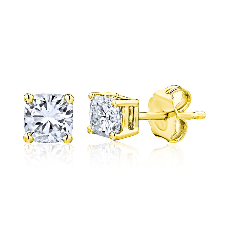 .95 ct. t.w. Diamond Stud Earrings in 14kt Yellow Gold image number 2