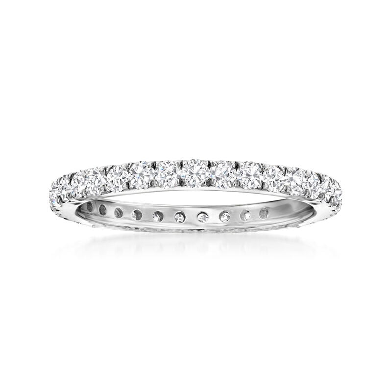 1.00 ct. t.w. Diamond Eternity Band in 14kt White Gold image number 0