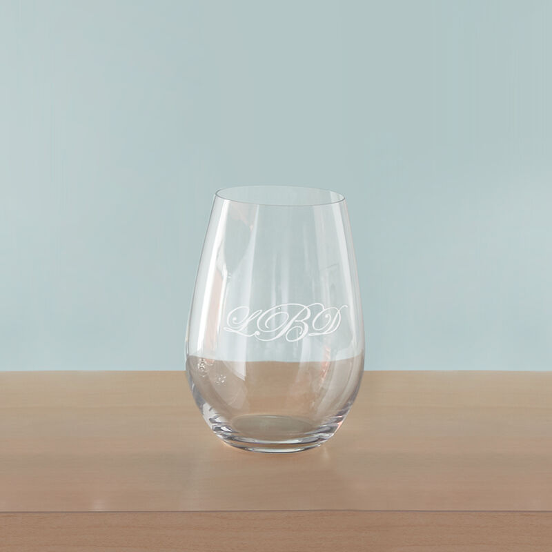 Set/8 Monogram - Stemless Wine Glasses image number 0