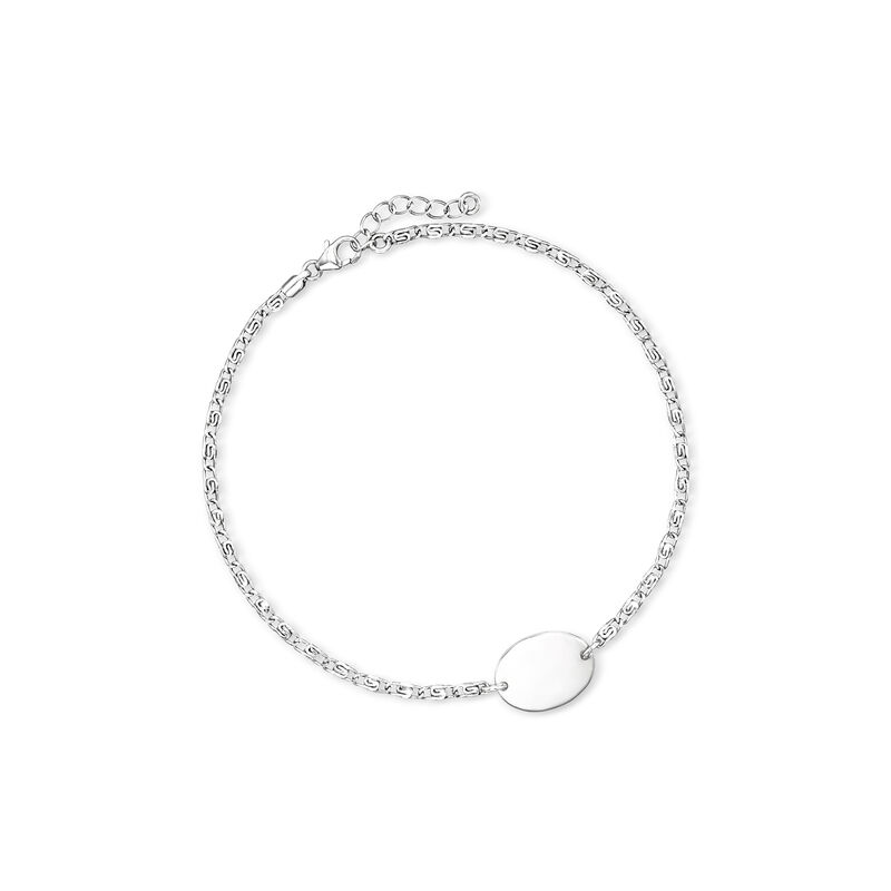 Sterling Silver Personalized Anklet image number 2