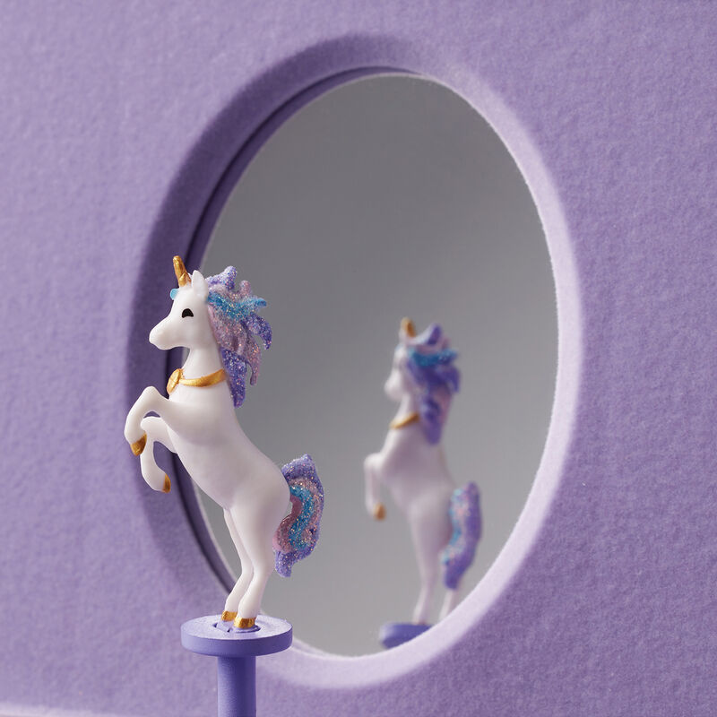 Lenox &quot;Childhood Memories&quot; Unicorn Musical Jewelry Box image number 2