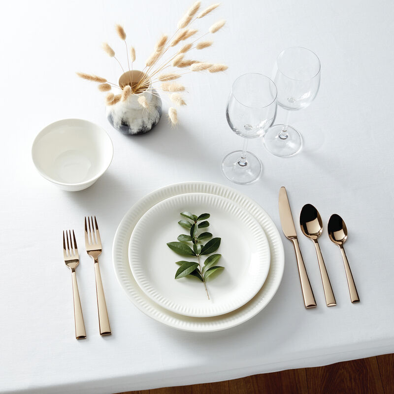 Lenox "Colebrook" Champagne 5-pc. 18/10 Stainless Steel Place Setting image number 6