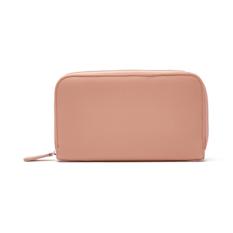 Brouk & Co. &quot;Croft Avenue - Luna&quot; Pink Faux Leather Travel Jewelry Wallet image number 2