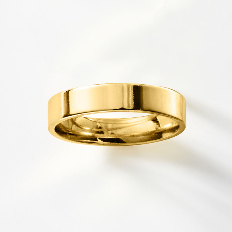 18kt Gold Vermeil Medium-Band Ring image number 5