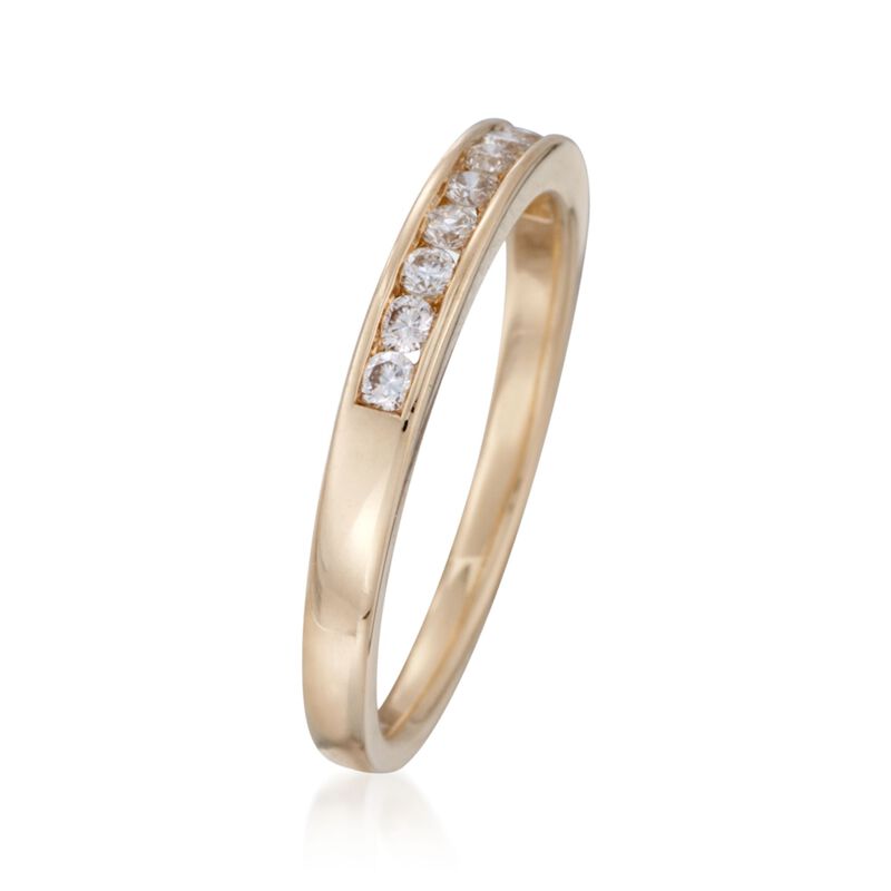 .25 ct. t.w. Channel-Set Diamond Ring in 14kt Yellow Gold image number 2