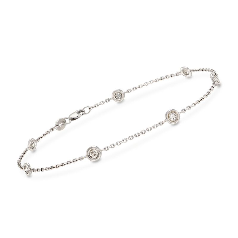 .50 ct. t.w. Diamond Bracelet in 14kt White Gold image number 0
