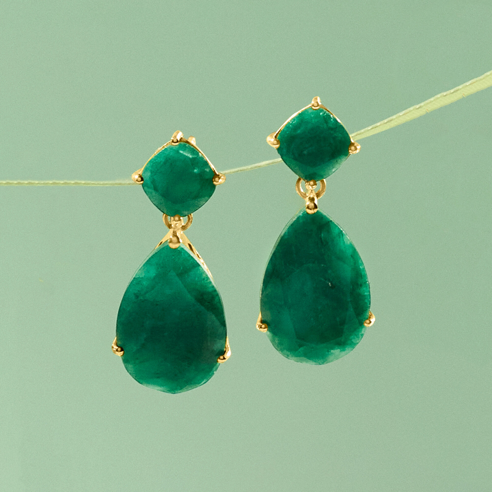 Ross simons emerald earrings hotsell