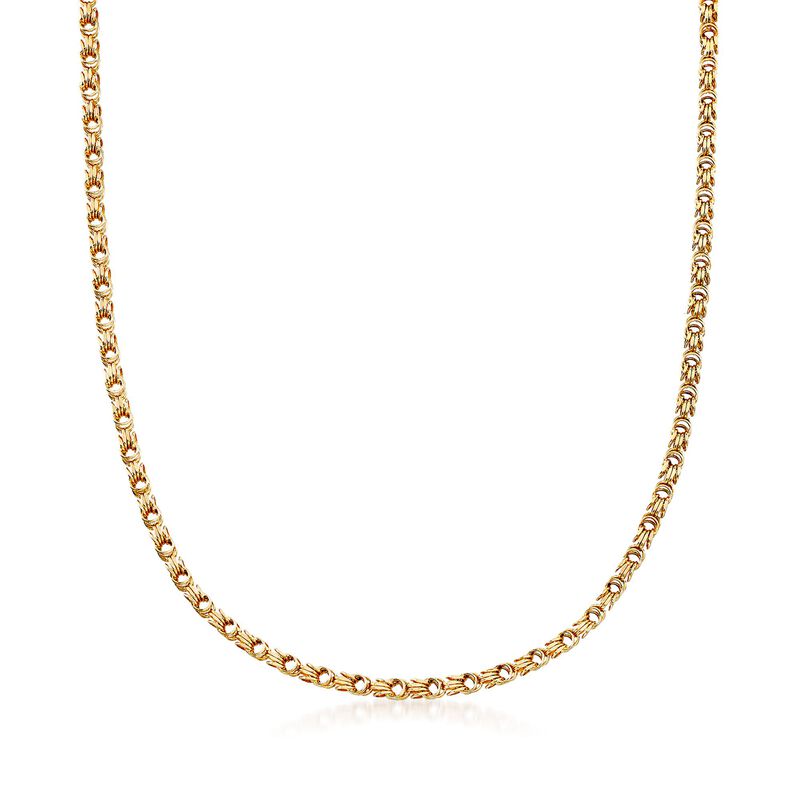 14kt Yellow Gold Multi-Link Necklace image number 0