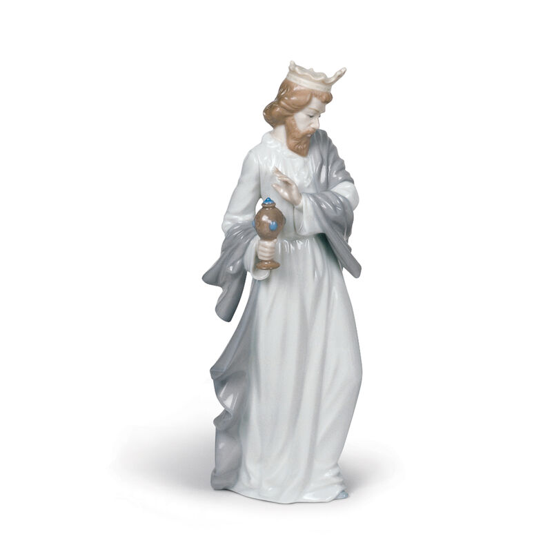 Nao &quot;Nativity - King Gaspar with Urn&quot; Porcelain Figurine image number 0