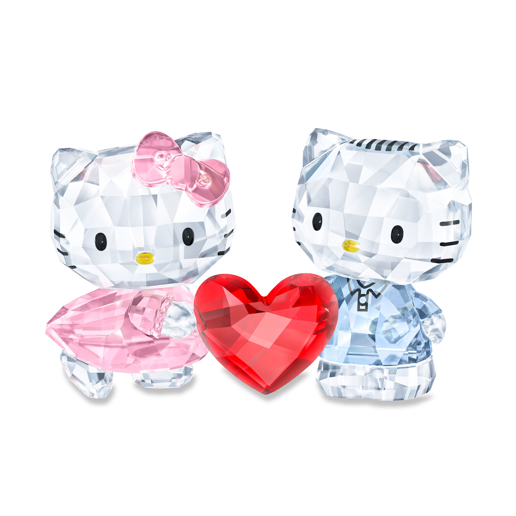 Swarovski Crystal Hello Kitty and Dear Daniel Figurines | Ross Simons