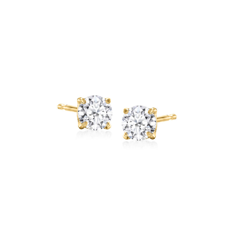 .50 ct. t.w. Lab-Grown Diamond Stud Earrings in 14kt Yellow Gold image number 0