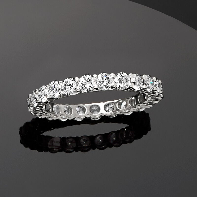 2.00 ct. t.w. Lab-Grown Diamond Eternity Band in 14kt White Gold image number 4