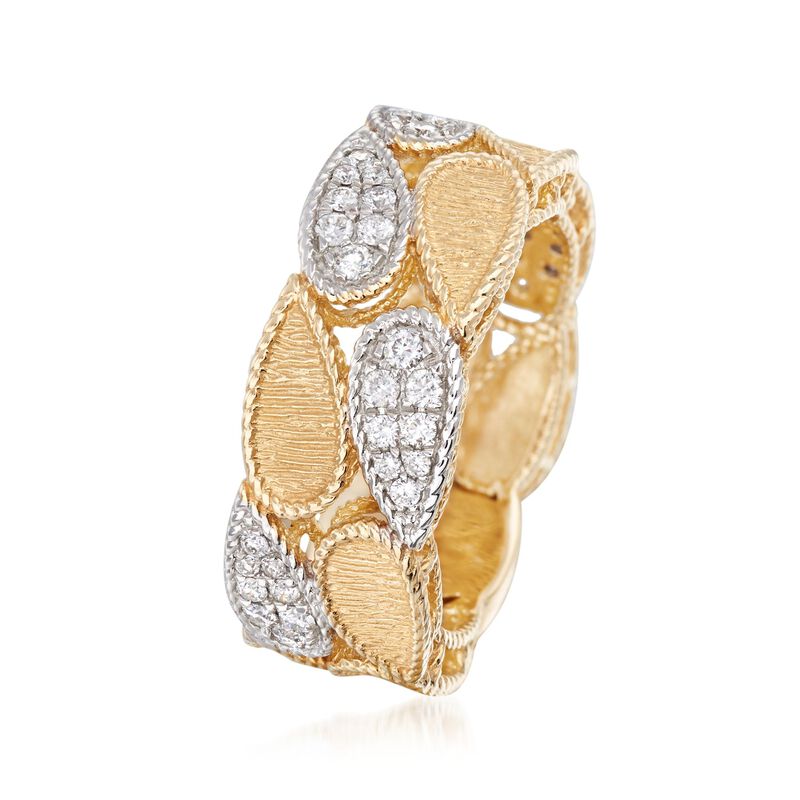 .45 ct. t.w. Diamond Teardrop Ring in 14kt Yellow Gold. Size 5 image number 2