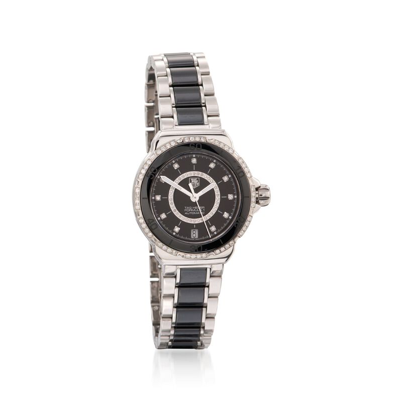 TAG Heuer Formula 1 Women's 37mm .53 ct. t.w. Diamond Watch in Stainless Steel image number 0